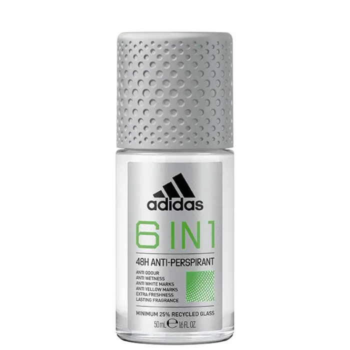 Hombre Adidas 6 in 1 Desodorante Roll-On
