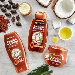 Original Remedies Aceite de Coco y Manteca de Cacao Champú Disciplinante