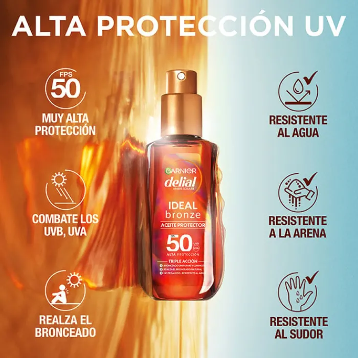 Delial Aceite Protector Bronceador SPF50