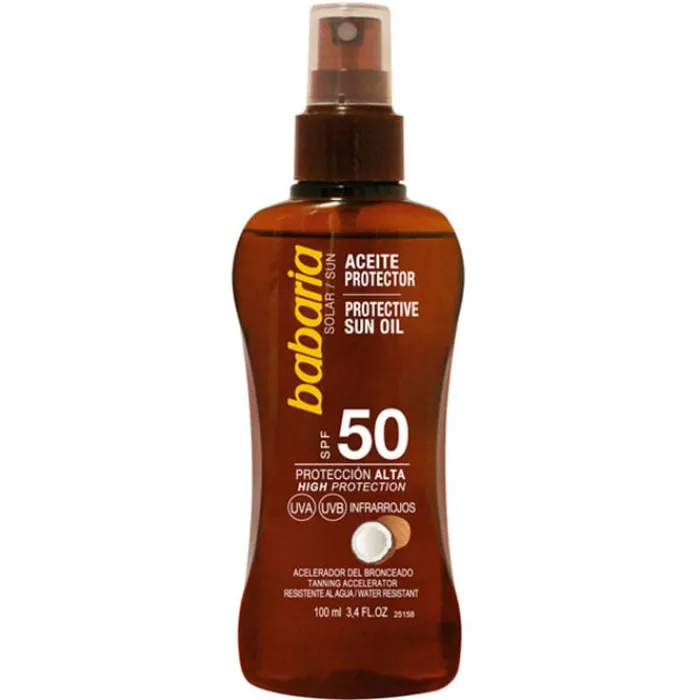 Babaria Aceite Protector Coco SPF50