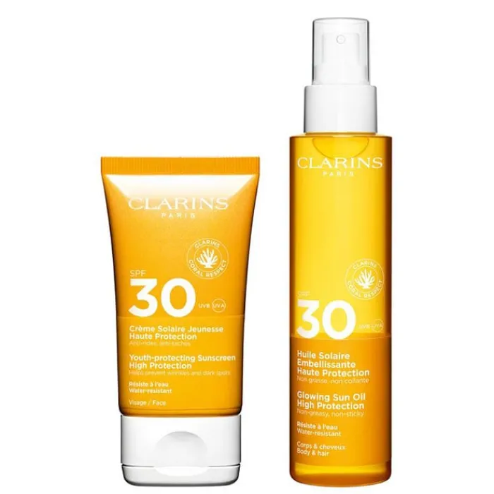 CLARINS Aceite Solar Embellecedor Alta Protección SPF30
