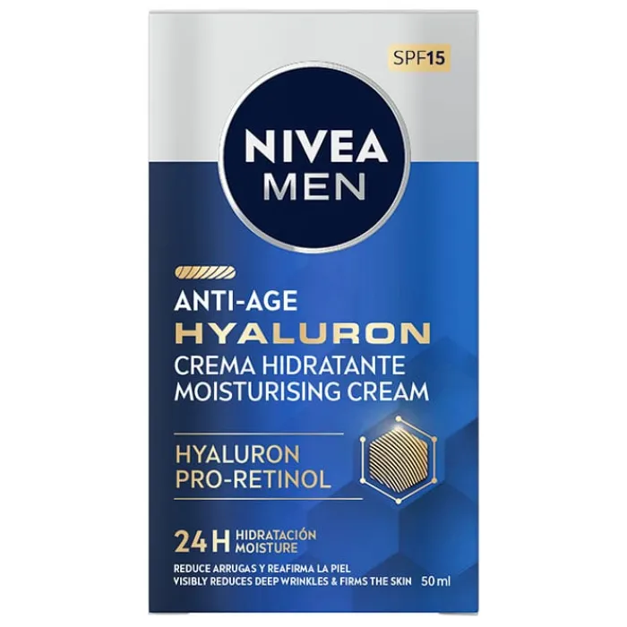 Hombre NIVEA MEN Active Age Hyaluron Hidratante Antiedad