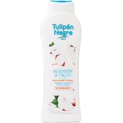 Tulipán Negro Algodón y Talco Gel de Baño