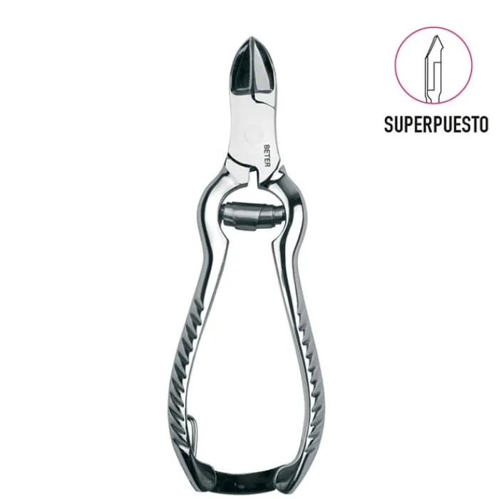 Beter Alicate Pedicura Cromado Muelle Gusanillo