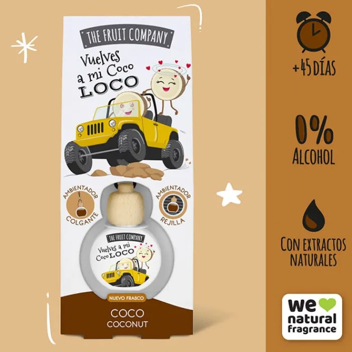 The Fruit Company Ambientador Coche Coco