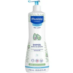 Mustela Babygel Baño de Espuma con Aguacate Bio