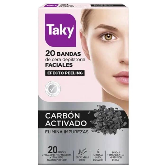 Taky Bandas Faciales Carbón Activado