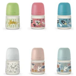 Suavinex Biberón Flujo Lento Prints Tetina Fisiológica SX Pro