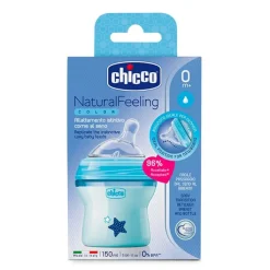 Chicco Biberón NaturalFeeling Azul 0 Meses+