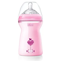 Chicco Biberón NaturalFeeling Rosa 6 Meses+