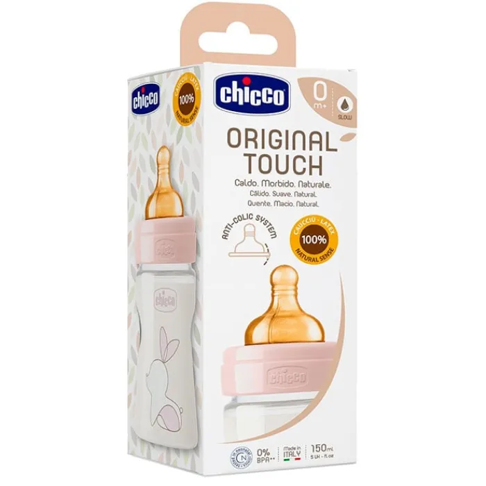 Chicco Biberón Original Touch Rosa 0 Meses+