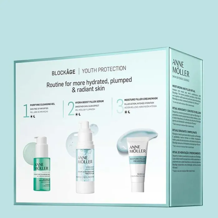 ANNE MÖLLER BLOCKÂGE Sérum Ultra Hidratante Efecto Filler Estuche