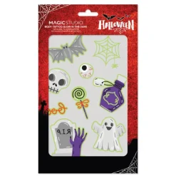 Magic Studio Body Tattoo Glow in The Dark Telaraña Halloween