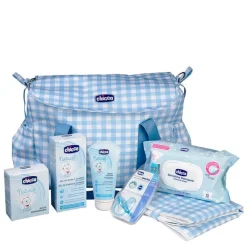 Niños Chicco Bolsa Maternidad Vichy Natural Sensation Azul