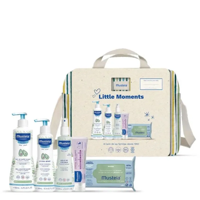 Niños Mustela Bolsa Paseo Little Moments Rayas