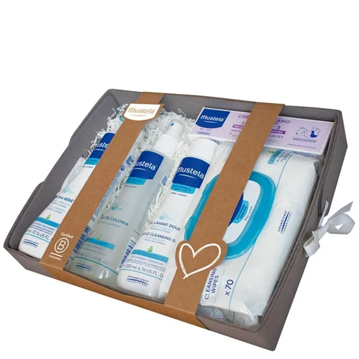 Niños Mustela Canastilla Bebé Gris