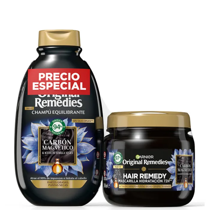 Original Remedies Carbón Magnético Mascarilla Hidratante