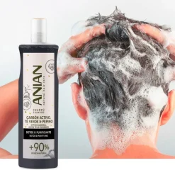 Hombre Anian Champú Carbón Activo