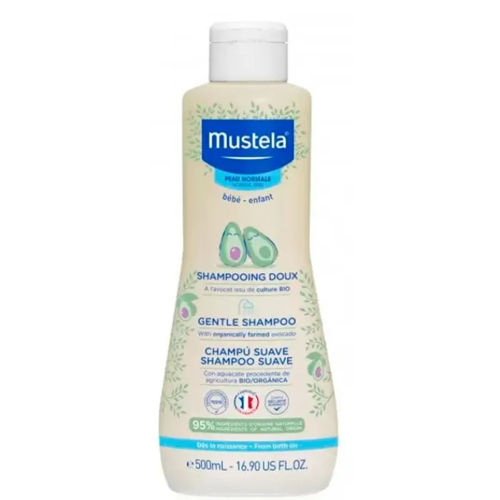 Niños Mustela Champú Suave con Aguacate Bio