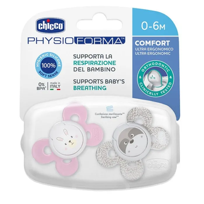Chicco Chupete Physio Comfort Silicona Rosa 0-6 Meses