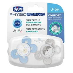 Chicco Chupete Physio Comfort Silicona Azul 0-6 Meses