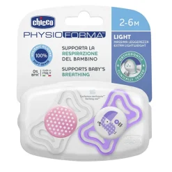 Chicco Chupete Physio Light Silicona Rosa 2-6 Meses