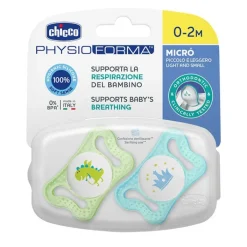 Chicco Chupete Physio Micrò Silicona Azul 0-2 Meses