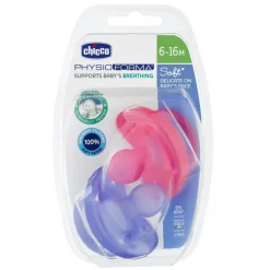 Chicco Chupete Physio Soft Rosa-Lila 6-16 Meses