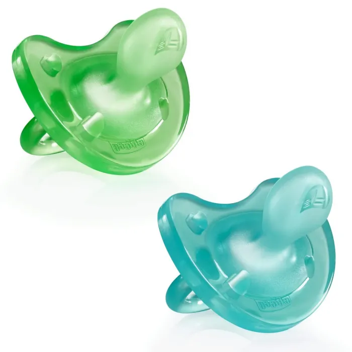 Chicco Chupete Physio Soft Verde-Azul 6-16 Meses