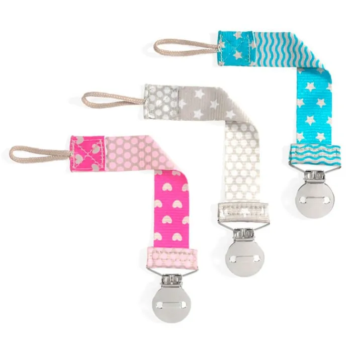 Chicco Clip Protege Chupetes Fashion Gris 0 Meses+