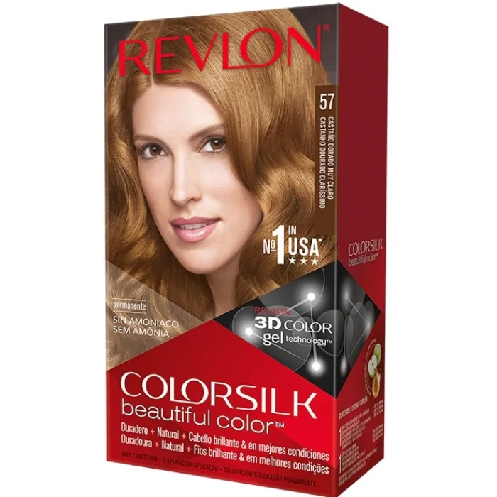 Revlon COLORSILK Beautiful Color Nº 57 Castaño Dorado Muy Claro