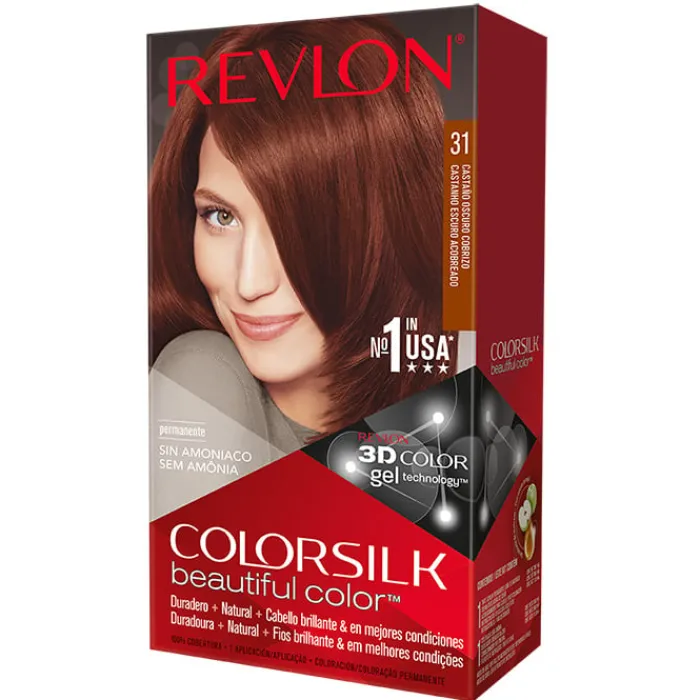 Revlon COLORSILK Beautiful Color Nº 31 Castaño Oscuro Cobrizo