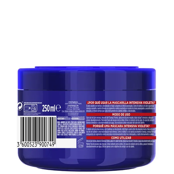 Elvive COLOR-VIVE Mascarilla Intensiva Violeta