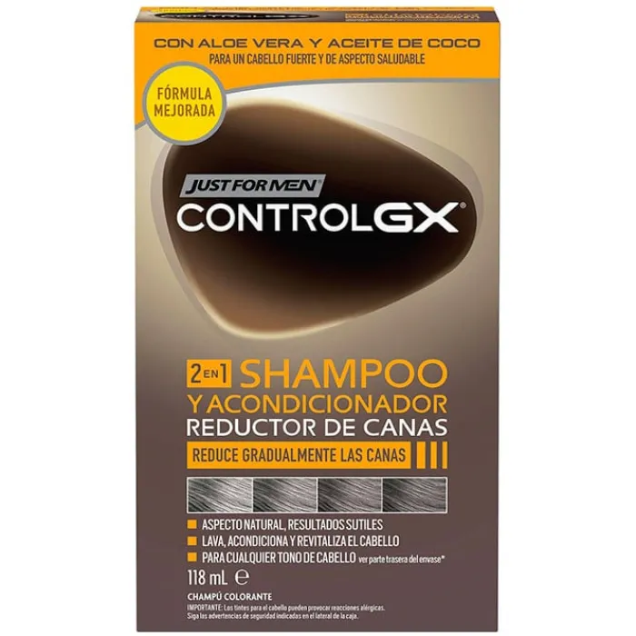 Hombre Just For Men Control GX Champú 2 en 1