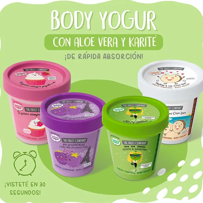 The Fruit Company Crema Corporal Manzana Verde