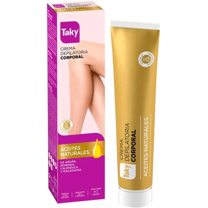 Taky Crema Depilatoria Corporal Aceites Naturales