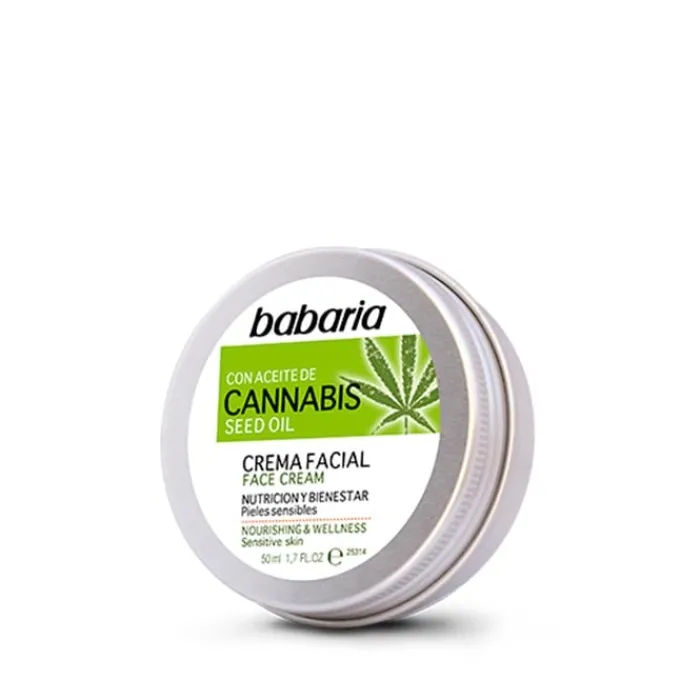 Babaria Crema Facial con Aceite de Cannabis