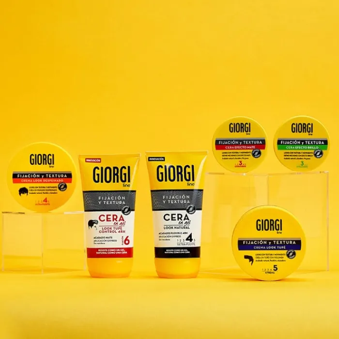 Hombre Giorgi Crema Look Despeinado