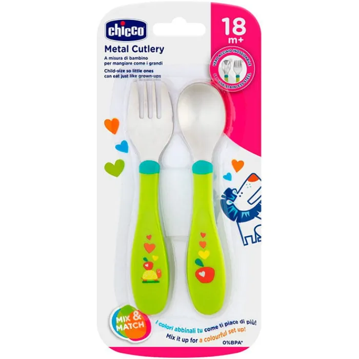 Chicco Cubiertos Infantiles 18 Meses+