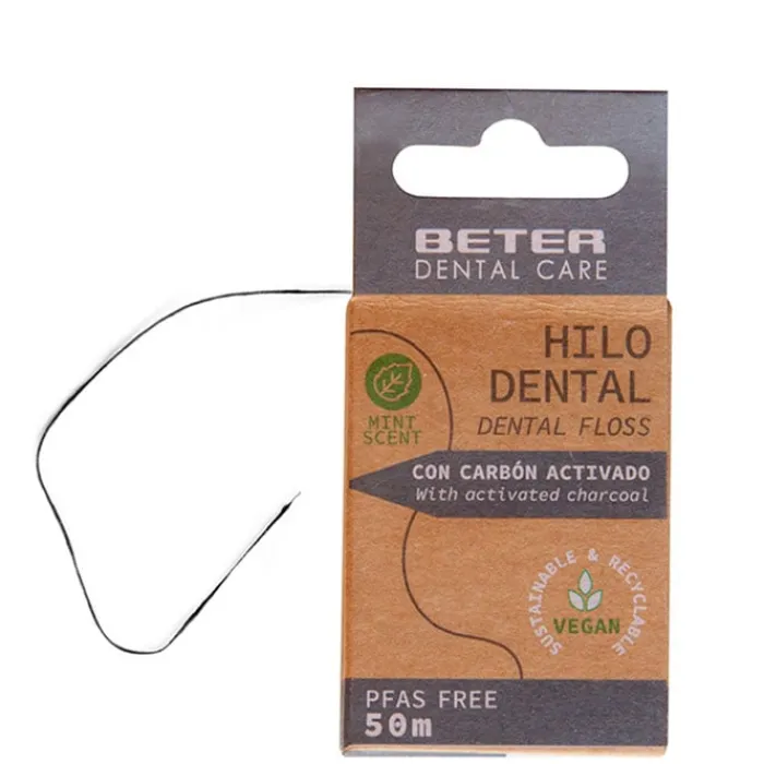 Beter Dental Care Hilo Dental con Carbón Activado