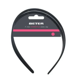 Beter Diadema Doble Negra Trendy Classics