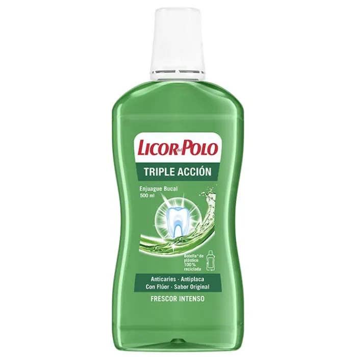Licor del Polo Enjuague Bucal Triple Acción