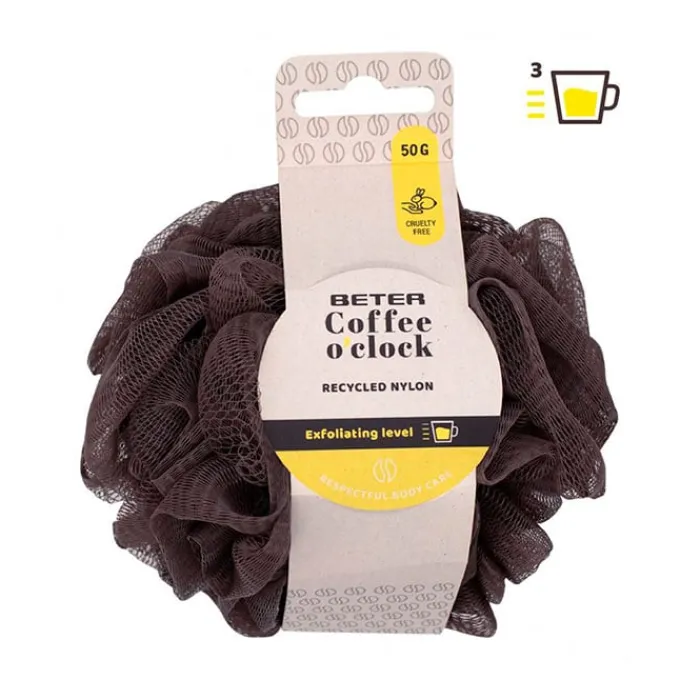 Beter Esponja de Malla Coffee o Clock