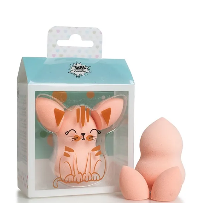 Pokhara Esponja Maquillaje Gato Set
