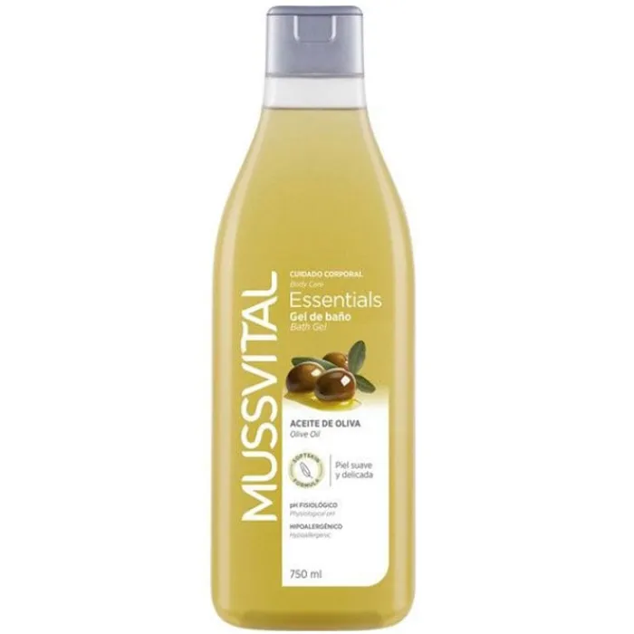 Mussvital Essentials Gel de Baño Aceite de Oliva