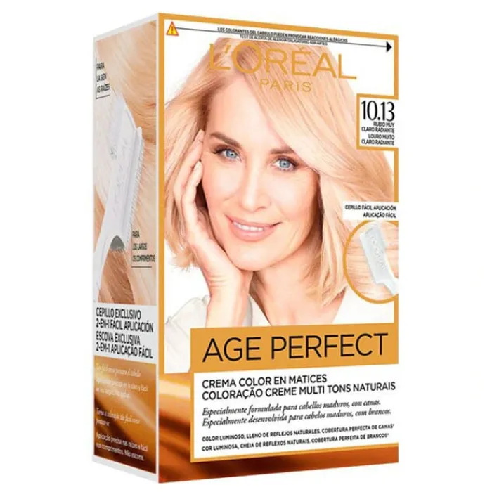 L'Oréal Excellence Age Perfect Nº 10.13 Rubio Muy Claro Radiante