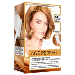 L'Oréal Excellence Age Perfect Nº 6.03 Rubio Oscuro Radiante