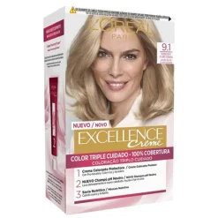 L'Oréal Excellence Creme Nº 9.1 Rubio Claro Claro Ceniza