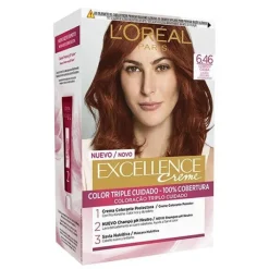 L'Oréal Excellence Creme Nº 6.46 Rubio Oscuro Caoba Cobrizo