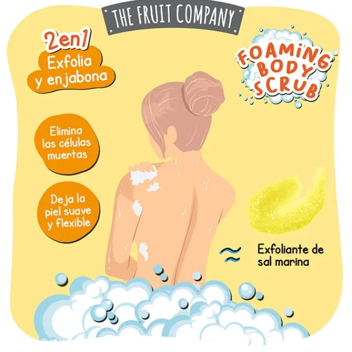 The Fruit Company Exfoliante Corporal 2 en 1 Piña